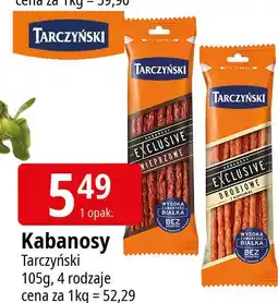 E.Leclerc Kabanosy drobiowe Tarczyński Exclusive oferta