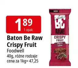 E.Leclerc Baton crispy fruit cherry & cocoa Be Raw! oferta