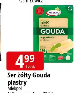 E.Leclerc Ser gouda - plastry Mlekpol oferta