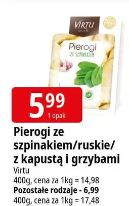 E.Leclerc Pierogi z mięsem Virtu oferta