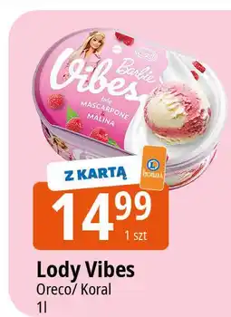 E.Leclerc Lody mascarpone i malina Koral Vibes oferta