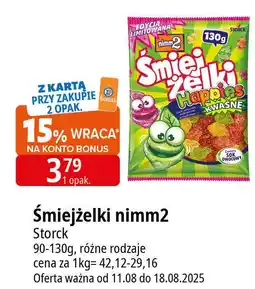 E.Leclerc Żelki kwaśne Nimm2 Śmiejżelki Happies oferta