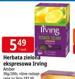 E.Leclerc Herbata zielona cytrynowa Irving oferta