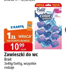 E.Leclerc Zawieszka do wc sweet flowers Brait Color Splash oferta