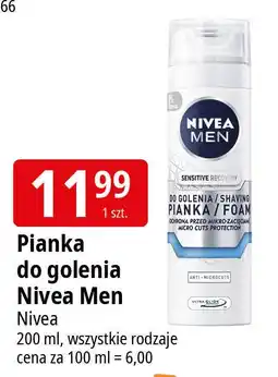 E.Leclerc Pianka do golenia regenerująca Nivea Men Sensitive oferta
