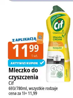 E.Leclerc Mleczko do czyszczenia z mikrokryształkami lemon Cif Cream oferta