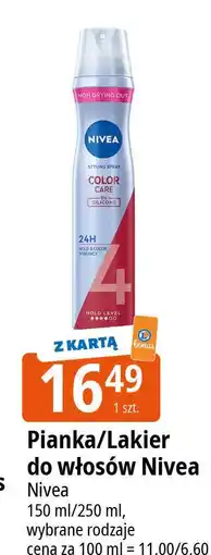 E.Leclerc Pianka do włosów Nivea Color Care & Protect oferta