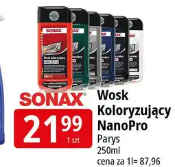 E.Leclerc Wosk koloryzujący nano pro czarny Sonax oferta