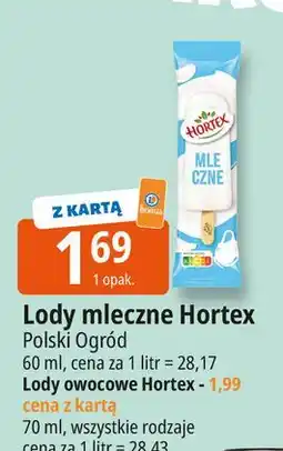 E.Leclerc Lód mleczny Hortex oferta