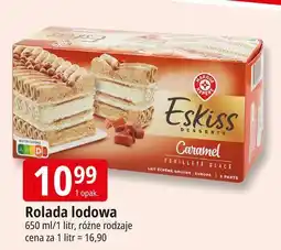 E.Leclerc Rolada lodowa caramel Wiodąca Marka Eskiss oferta