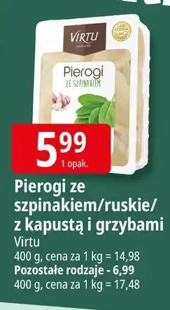E.Leclerc Pierogi z mięsem Virtu oferta