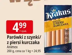 E.Leclerc Parówki z piersi kurczaka Krakus Animex oferta