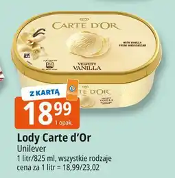 E.Leclerc Lody vanilla Algida Carte D'or Les Classiques oferta