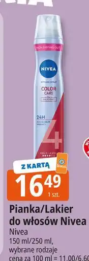 E.Leclerc Pianka do włosów Nivea Color Care & Protect oferta