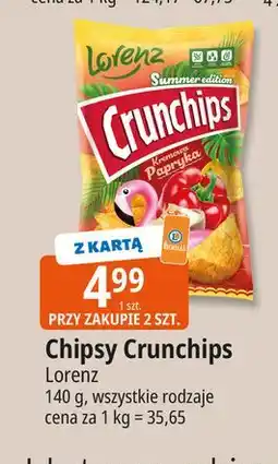 E.Leclerc Chipsy kremowa papryka Crunchips oferta