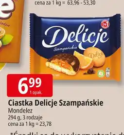 E.Leclerc Ciastka z galaretką pomarańczową Delicje Szampańskie oferta