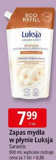 E.Leclerc Mydło w płynie cotton milk & provitamin b5 Luksja Creamy Soft oferta