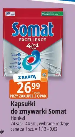 E.Leclerc Tabletki do zmywarki Somat Excellence 4In1 oferta