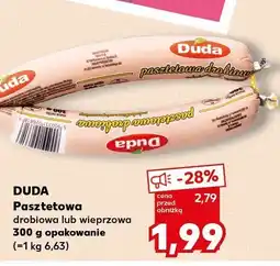 Kaufland Pasztetowa drobiowa lub wieprzowa DUDA oferta