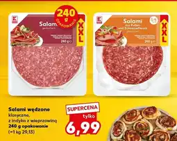 Kaufland Salami wędzone klasyczne K-Classic oferta
