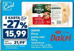 Kaufland Pizza Dakri Pinsa party mini oferta