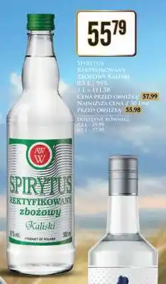 Dino SPIRYTUS REKTYFIKOWANY ZBOŻOWY KALISKI oferta