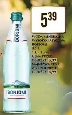 Dino WODA MINERALNA WYSOKONASYCONA BORJOMI oferta