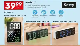 Biedronka Budzik LED oferta