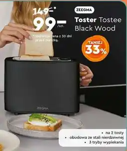 Biedronka Toster Tostee Black Wood oferta