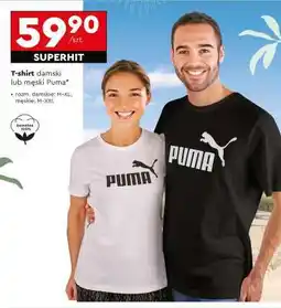 Biedronka T-shirt damski lub męski Puma oferta