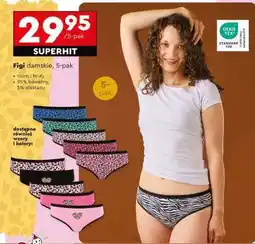 Biedronka Figi damskie, 5-pak oferta