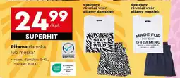 Biedronka Piżama damska lub męska oferta