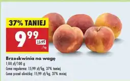 Biedronka Brzoskwinia na wage oferta