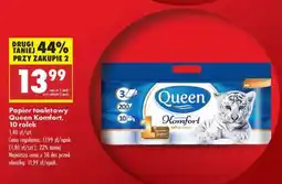 Biedronka Papier toaletowy Queen Komfort 10 rolek oferta