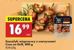 Biedronka Szaszłyk wieprzowy z warzywami Czas na Grill, 400 g oferta