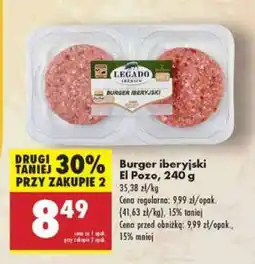 Biedronka Burger iberyjski El Pozo , 240 g oferta