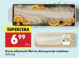 Biedronka Dorsz atlantycki filet ze skórą porcja rodzinna oferta