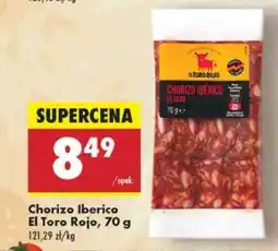 Biedronka Chorizo Iberico El Toro Rojo, 70 g oferta