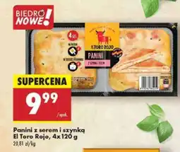 Biedronka Panini z serem i szynką El Toro Rojo, 4x120 g oferta