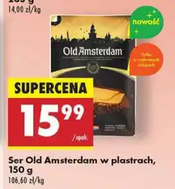 Biedronka Ser Old Amsterdam w plastrach, 150 g oferta