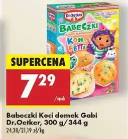 Biedronka Babeczki Koci domek Gabi Dr.Oetker, 300 g/344 g oferta