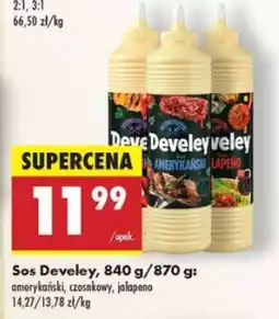 Biedronka Sos Develey, 840 g/870 g oferta
