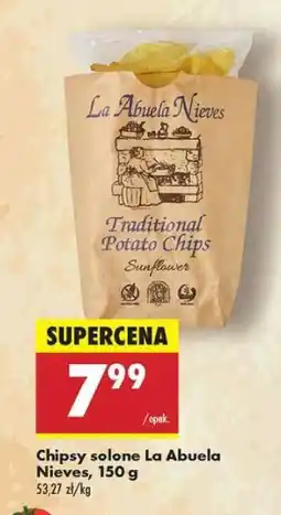 Biedronka Chipsy solone La Abuela Nieves, 150 g oferta