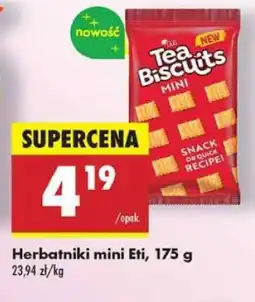 Biedronka Herbatniki mini Eti, 175 g oferta