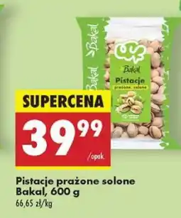 Biedronka Pistacje prażone solone Bakal, 600 g oferta
