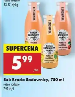 Biedronka Sok Bracia Sadownicy, 750 ml oferta