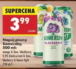 Biedronka Napój piwny Somersby, 500 ml oferta