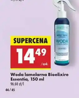 Biedronka Woda lamelarna Bioelixire Essentia, 150 ml oferta