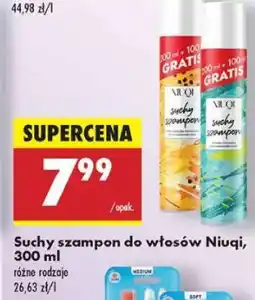 Biedronka Suchy szampon do włosów Niuqi, 300 ml oferta
