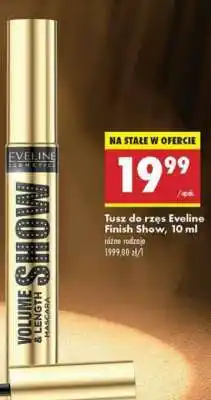 Biedronka Tusz do rzęs Eveline Finish Show, 10 ml oferta
